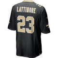 Custom #23 Black NO Football Shirt Top