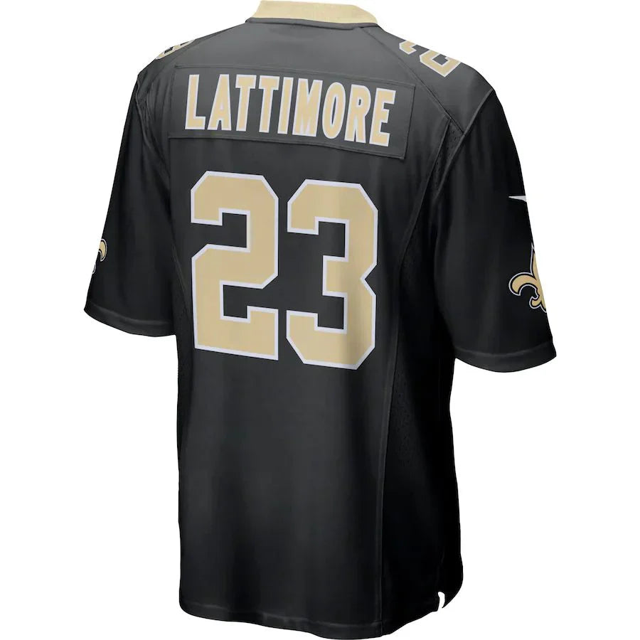 Custom #23 Black NO Football Shirt Top