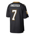 Custom #7 Black NO Football Shirt Top