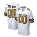 Custom White NO Football Shirt Top