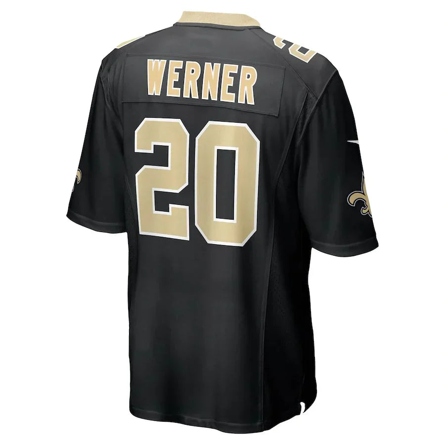 Custom #20 Black NO Football Shirt Top