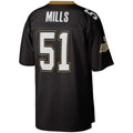 Custom #51 Black 1987 NO Football Shirt Top