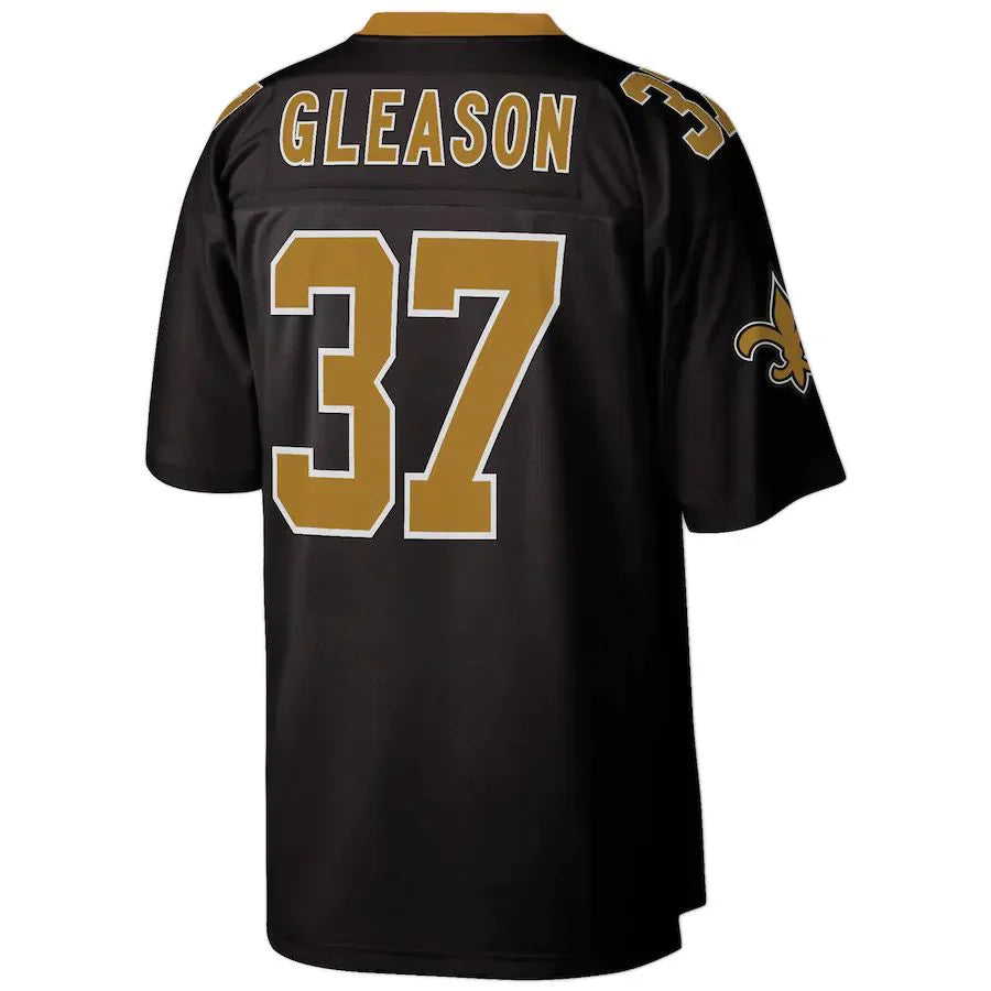 Custom #37 Black NO Football Shirt Top