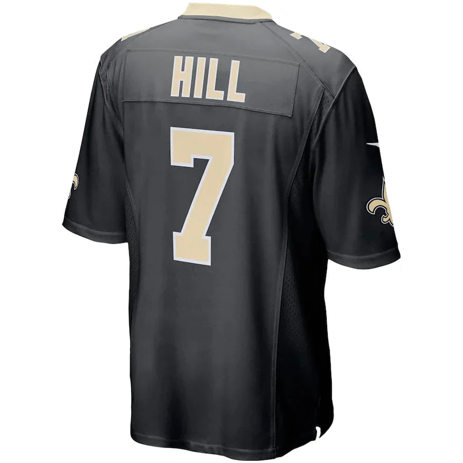 Custom #7 Black NO Football Shirt Top