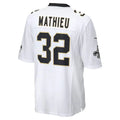 Custom #32 White NO Football Shirt Top