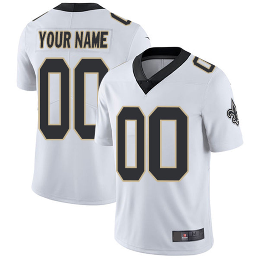 Custom White NO Football Shirt Top
