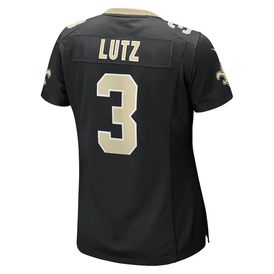 Custom #3 Black NO Football Shirt Top