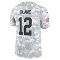 Custom #12 2024 NO Football Shirt Top