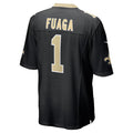 Custom #1 Black 2024 NO Football Shirt Top