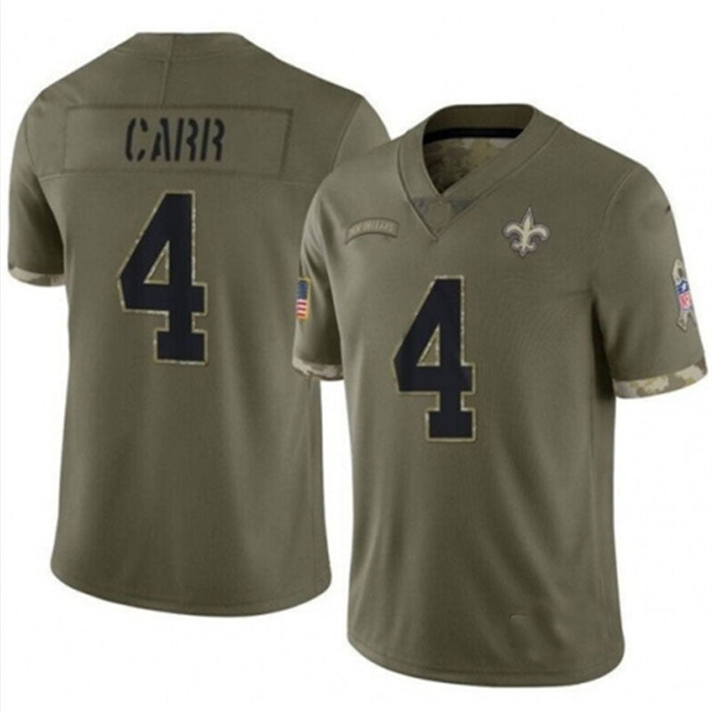 Custom #4 Olive NO Football Shirt Top