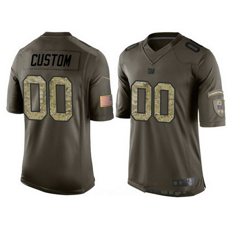 Custom Olive Football Shirt Top
