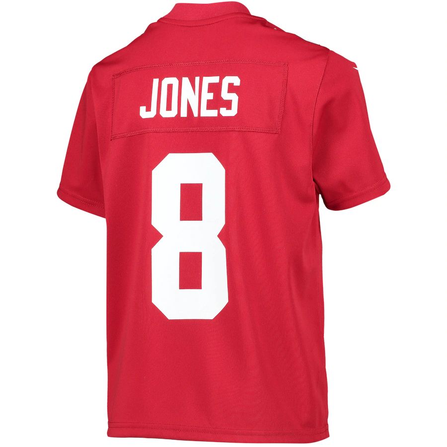 Custom #8 Red Football Shirt Top