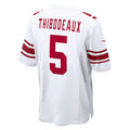 Custom #5 White 2022 Football Shirt Top