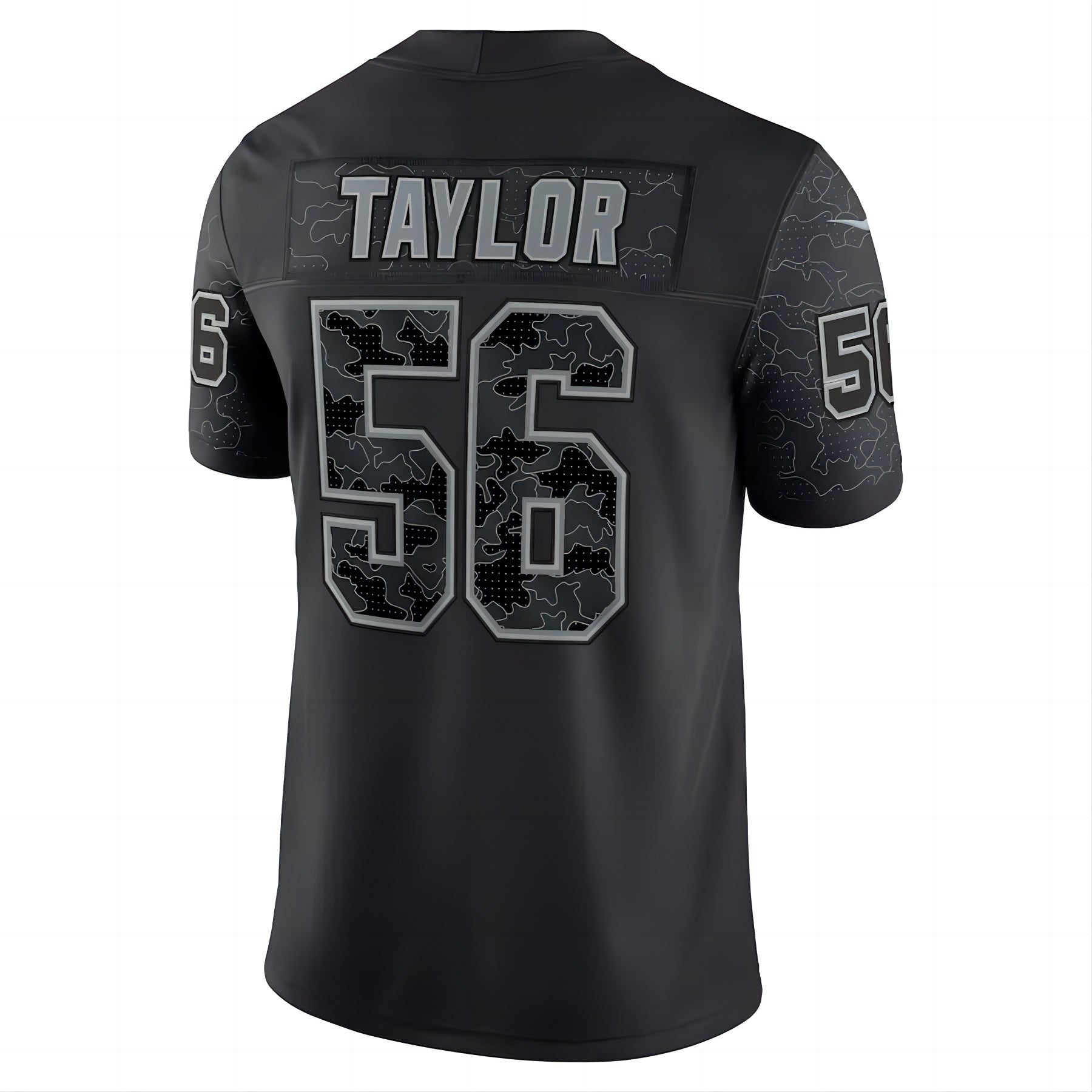 Custom #56 Black Football Shirt Top