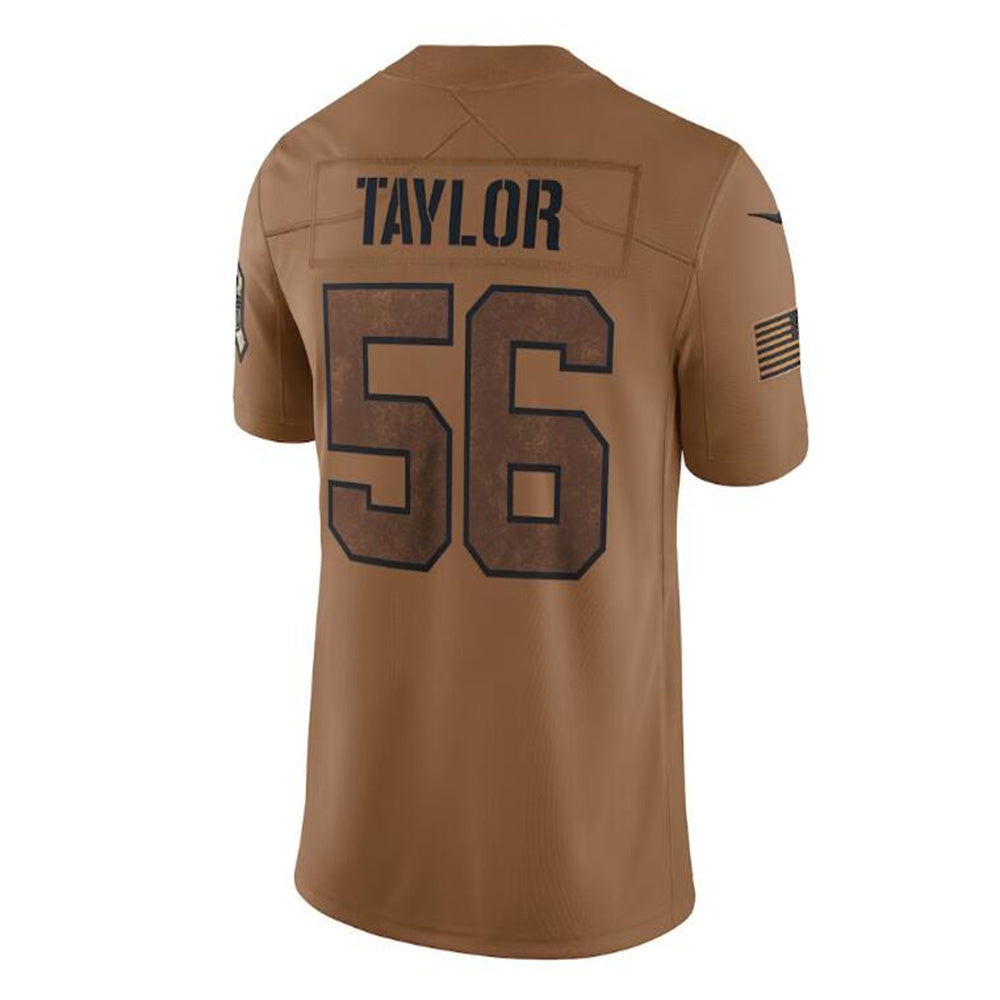 Custom #56 Brown 2023 Football Shirt Top