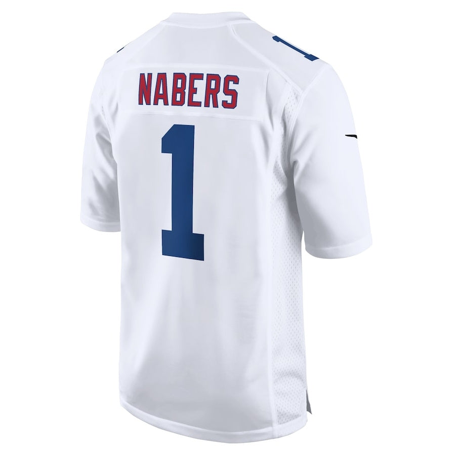 Custom #1 White Football Shirt Top