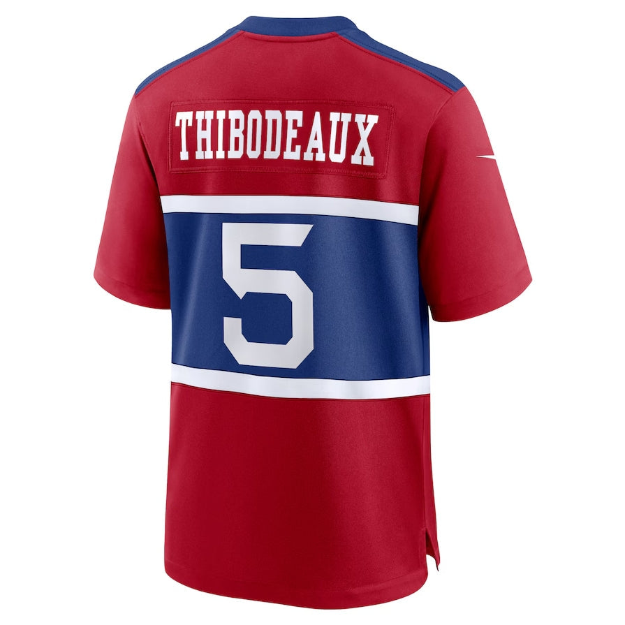 Custom #5 Red Football Shirt Top