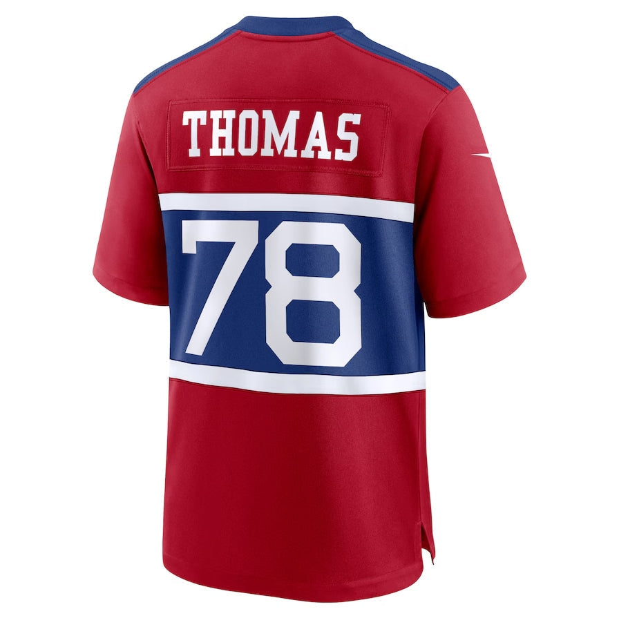 Custom #78 Red Football Shirt Top
