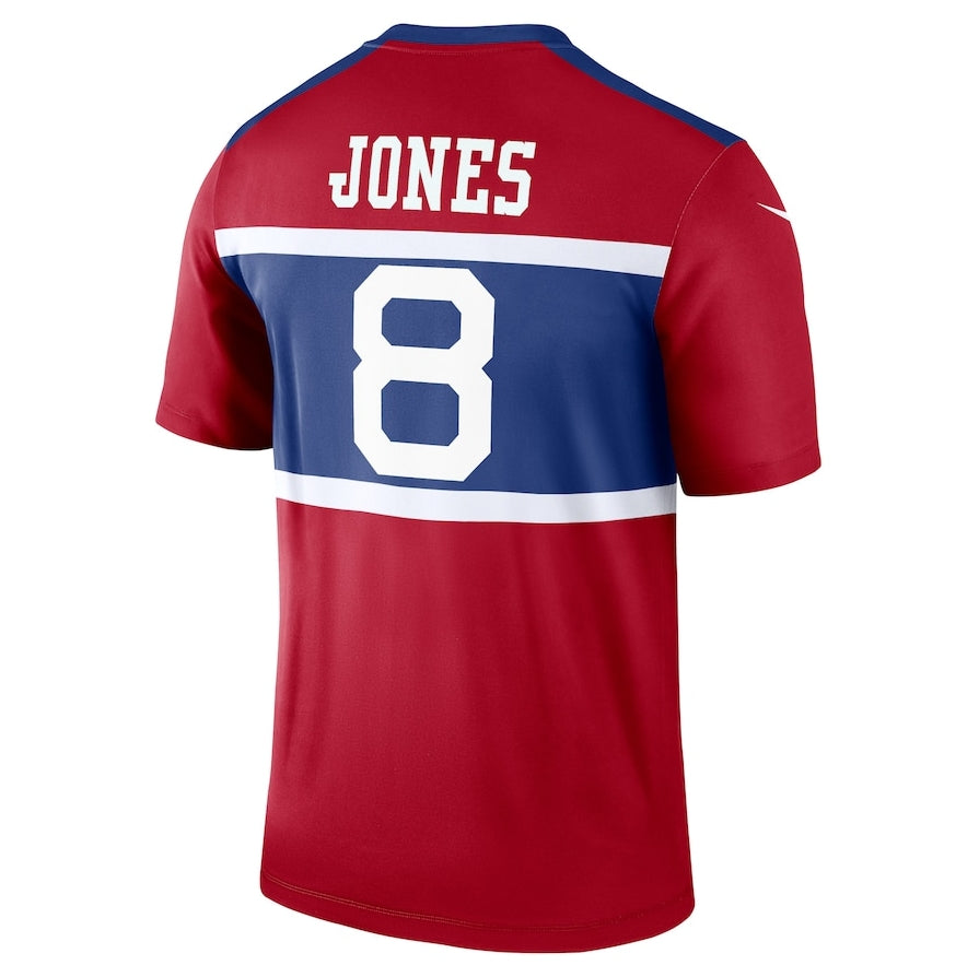 Custom #8 Red Football Shirt Top