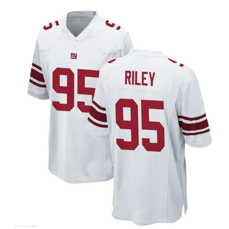 Custom #95 White Football Shirt Top
