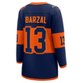 Custom #13 Navy 2024 NYI Hockey Shirt Top
