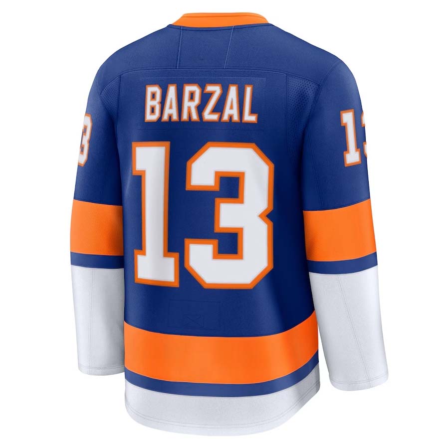 Custom #13 NYI Hockey Shirt Top