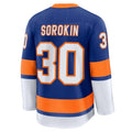 Custom #30 NYI Hockey Shirt Top