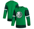 Custom Green 2023 NYI Hockey Shirt Top
