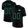 Custom Black NYJ Football Shirt Top
