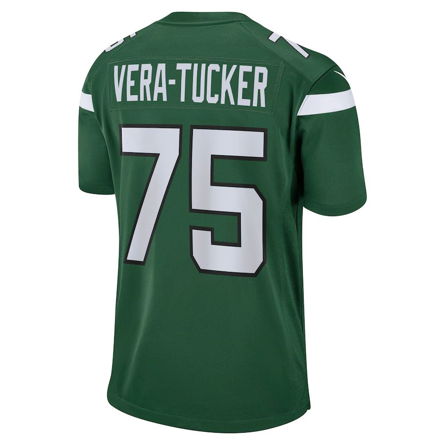 Custom #75 Green NYJ Football Shirt Top