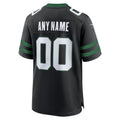 Custom Black NYJ Football Shirt Top