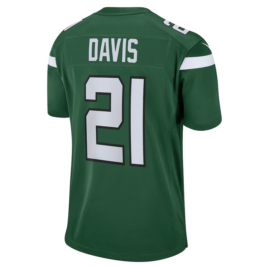 Custom #21 Green NYJ Football Shirt Top