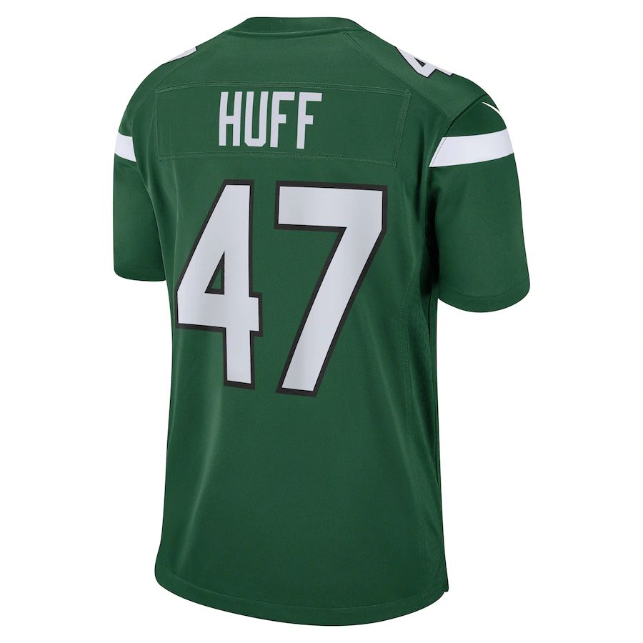 Custom #47 Green NYJ Football Shirt Top