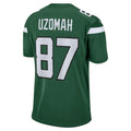 Custom #87 Green NYJ Football Shirt Top