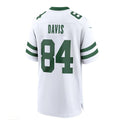 Custom #84 White NYJ Football Shirt Top
