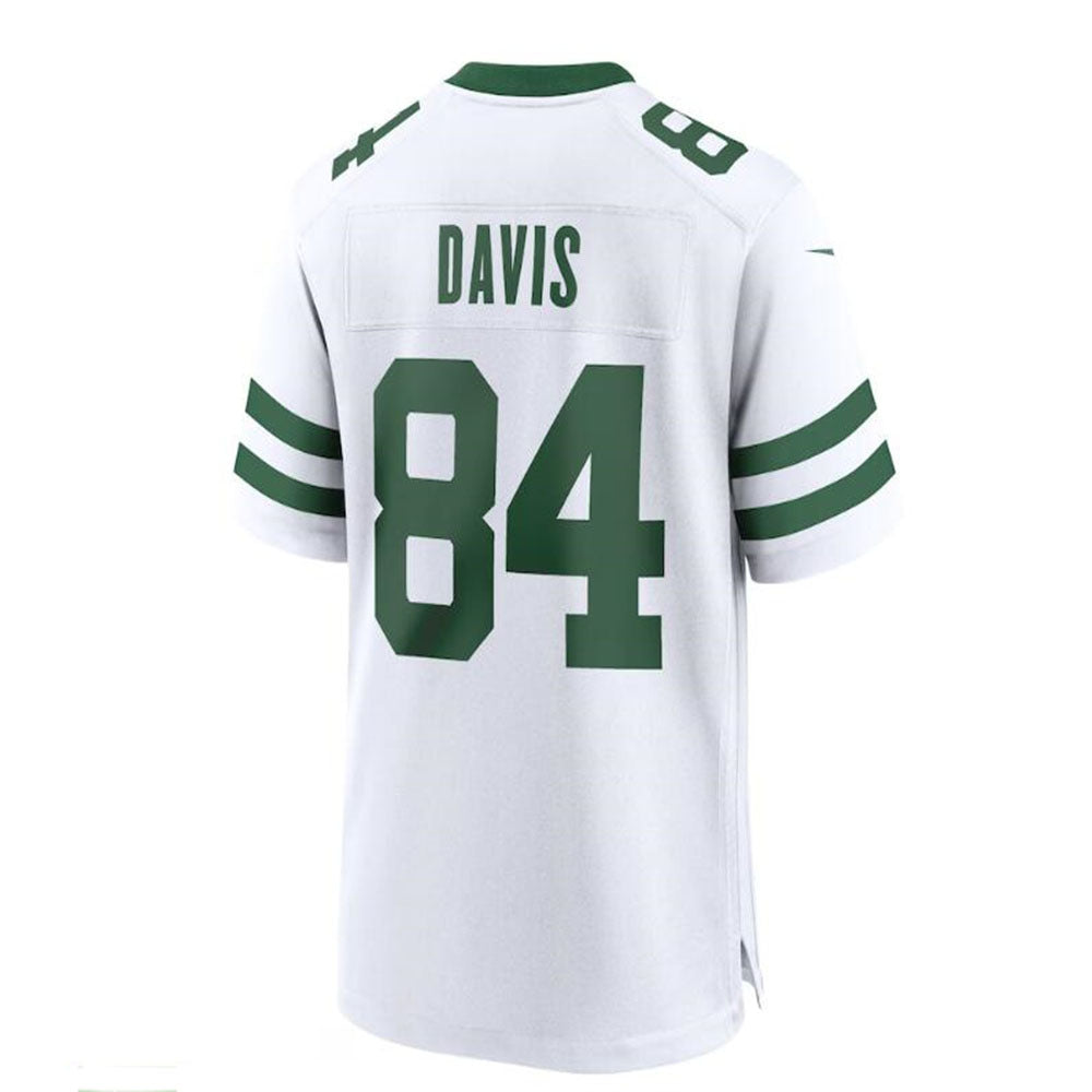 Custom #84 White NYJ Football Shirt Top