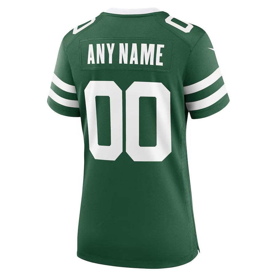 Custom Green NYJ Football Shirt Top