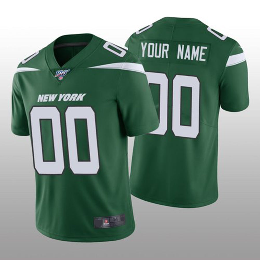 Custom Green NYJ Football Shirt Top