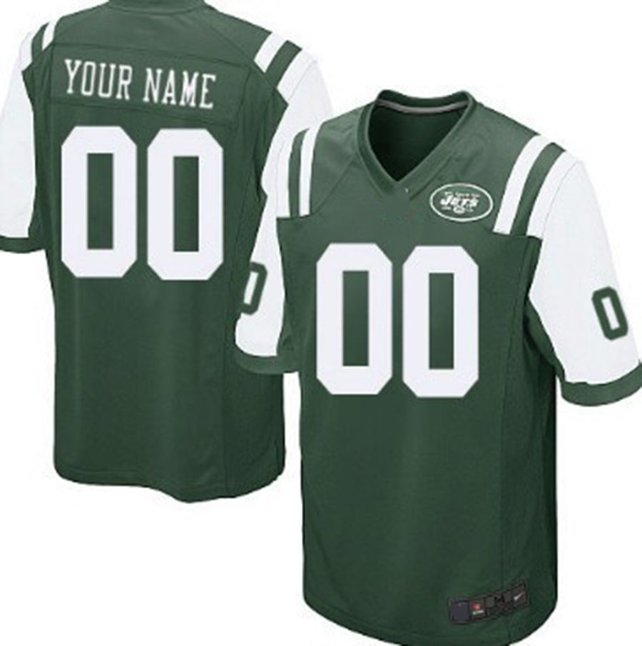 Custom Green NYJ Football Shirt Top