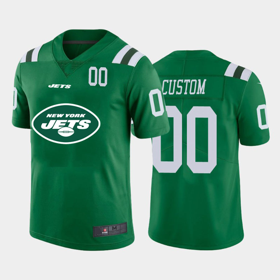 Custom Green NYJ Football Shirt Top