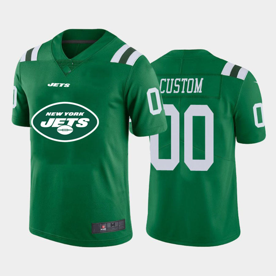 Custom Green NYJ Football Shirt Top