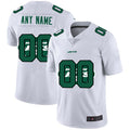 Custom White NYJ Football Shirt Top