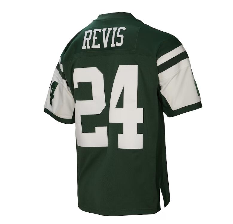 Custom #24 Green 2009 NYJ Football Shirt Top