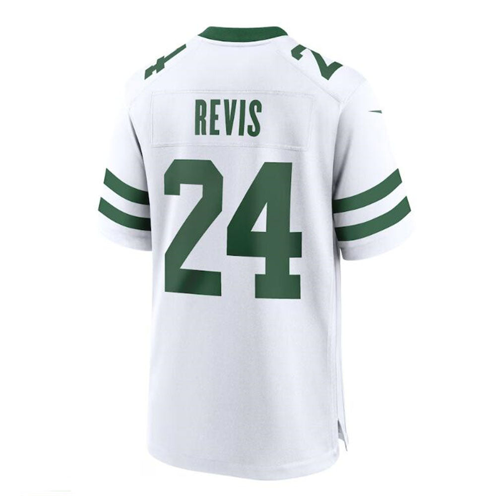 Custom #24 White NYJ Football Shirt Top