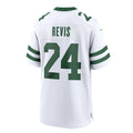 Custom #24 White NYJ Football Shirt Top