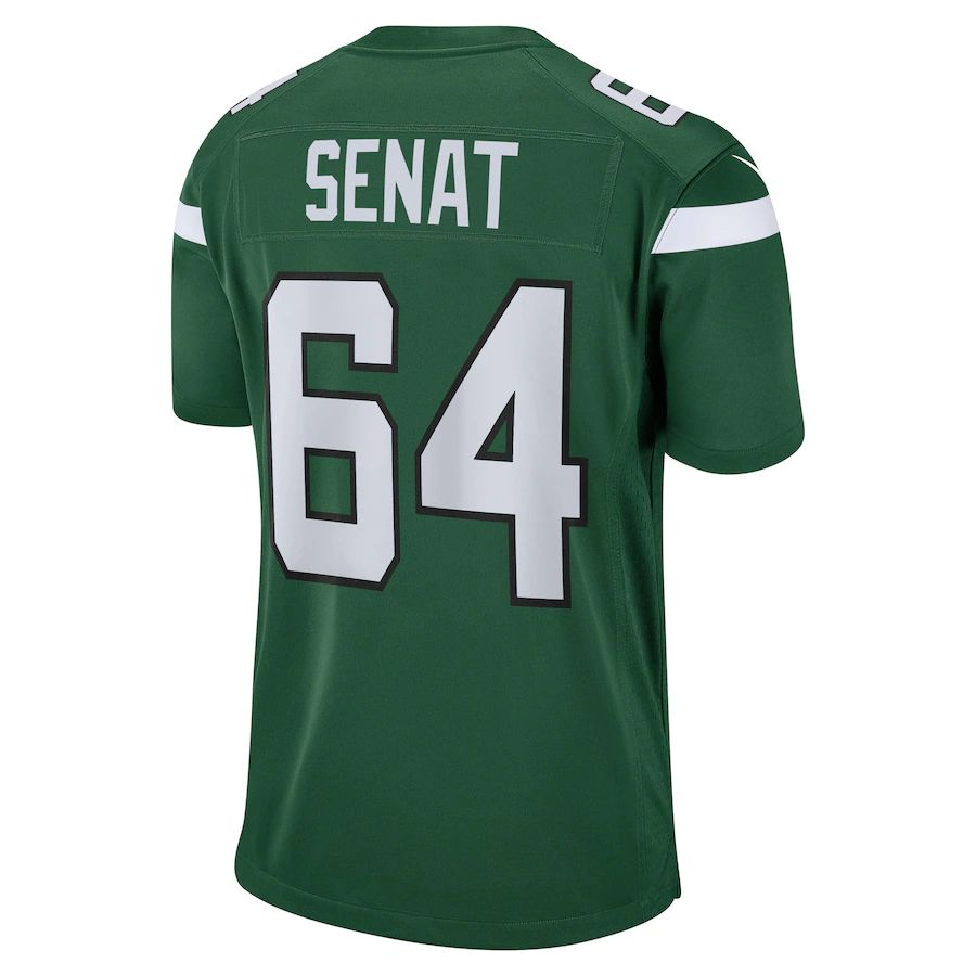 Custom #64 Green NYJ Football Shirt Top