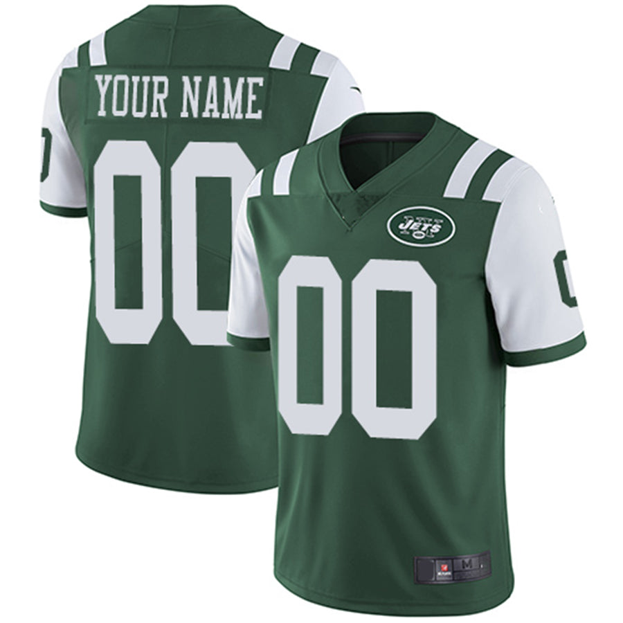 Custom Green NYJ Football Shirt Top