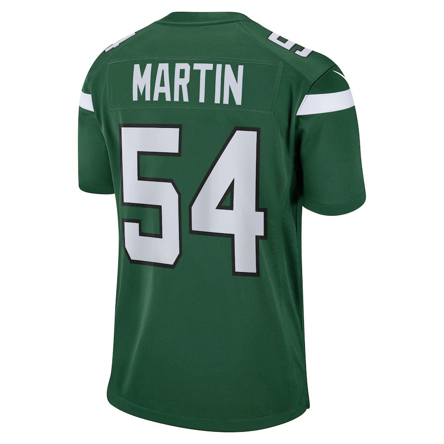 Custom #54 Green NYJ Football Shirt Top
