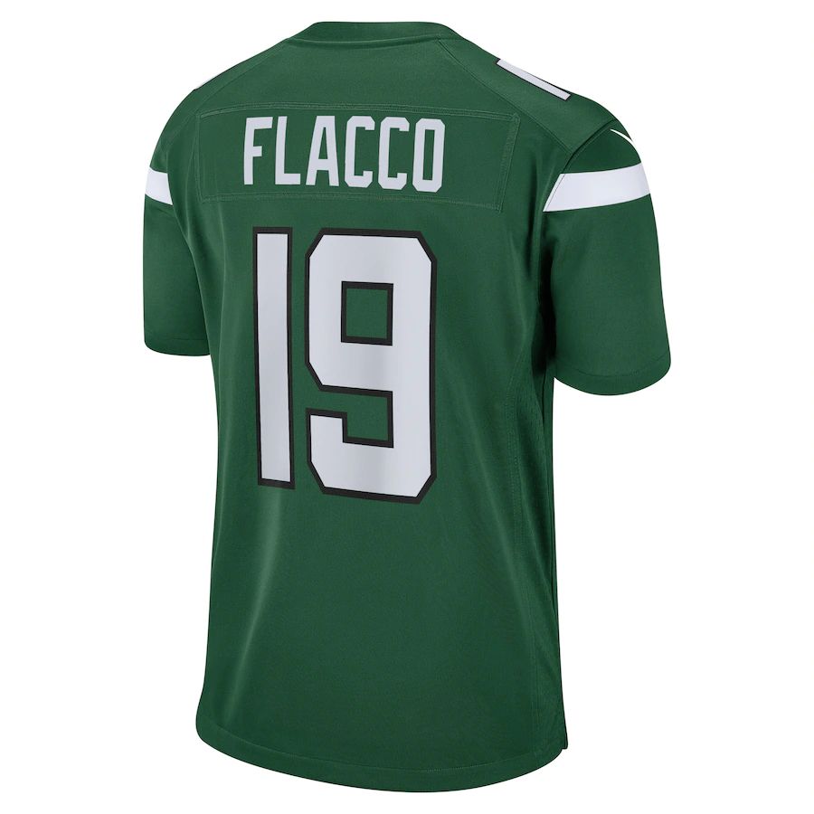 Custom #19 Green NYJ Football Shirt Top