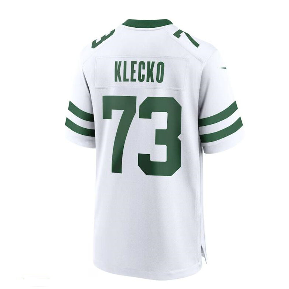Custom #73 White NYJ Football Shirt Top